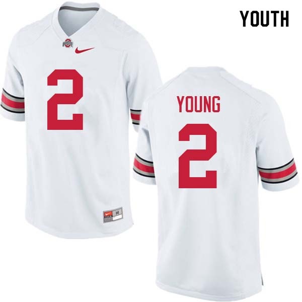 Youth #2 Chase Young Ohio State Buckeyes College Football Jerseys Sale-White